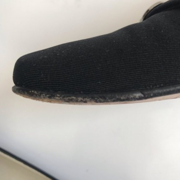 Salvatore Ferragamo | Black Square Toe Pumps 9.5 - Picture 8 of 8